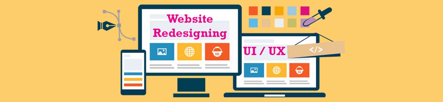 Website Re-Design Responsive, Latest UI/UX Designs